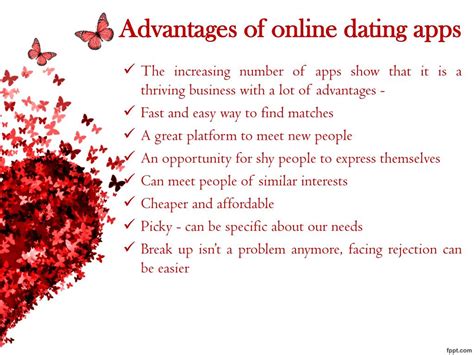 advantage of online dating